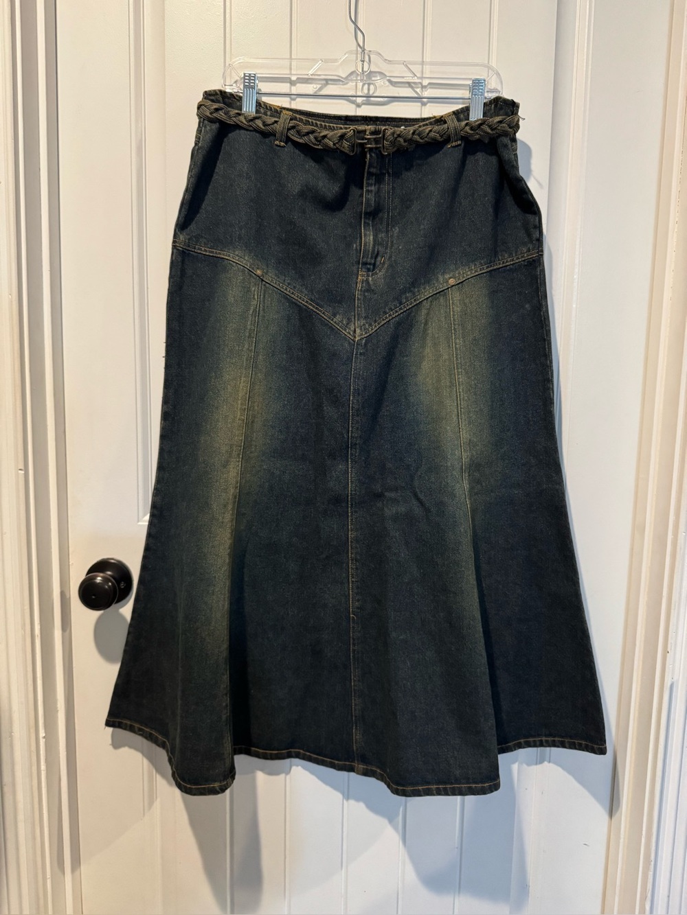 Solo Jeans RARE vintage denim maxi shirt size 16